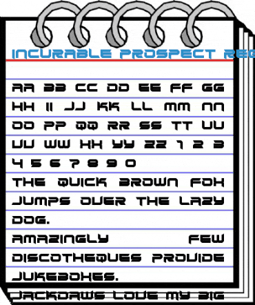 Incurable Prospect Regular Font