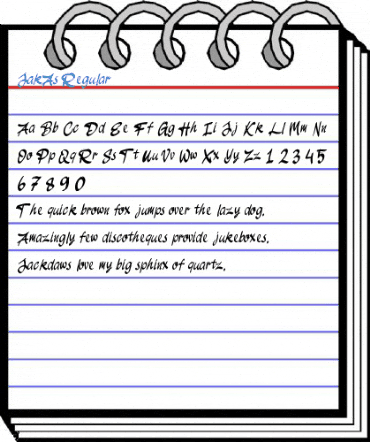 JakAs Regular Font