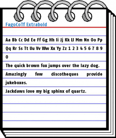 FagoCoTf Extrabold Font