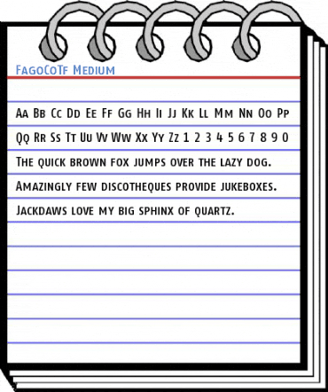FagoCoTf Medium Font
