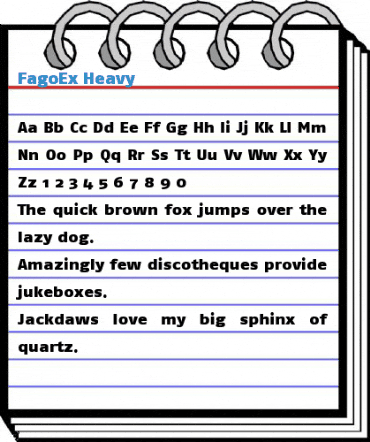 FagoEx Heavy Font