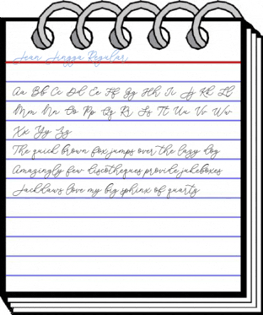 Jean Jingga Regular Font