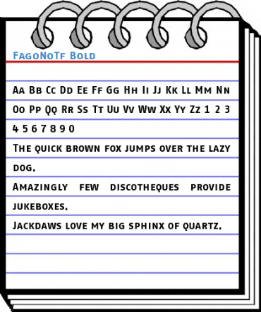 FagoNoTf Bold Font