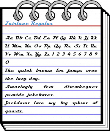 Fairlane Regular Font