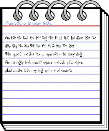FairyScrollDisplay Regular Font
