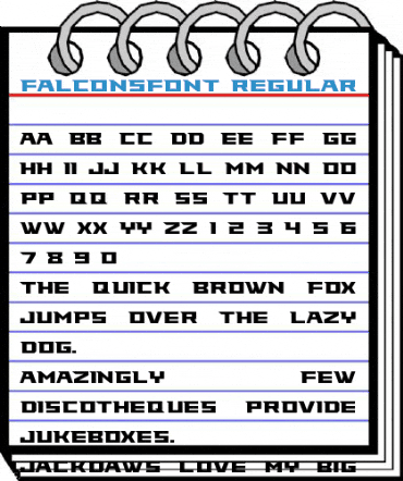 FalconsFont Regular Font