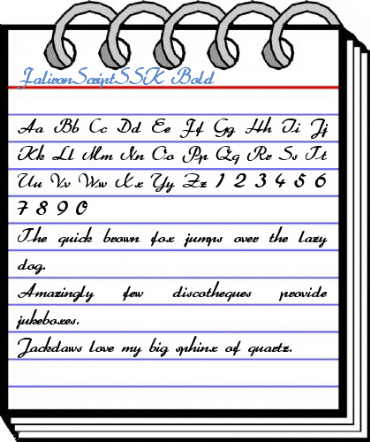 FalironScriptSSK Bold Font