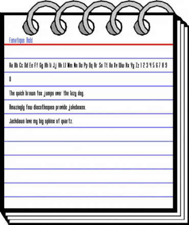 Fanatique Bold Font