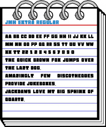 JMH EXTRA Font