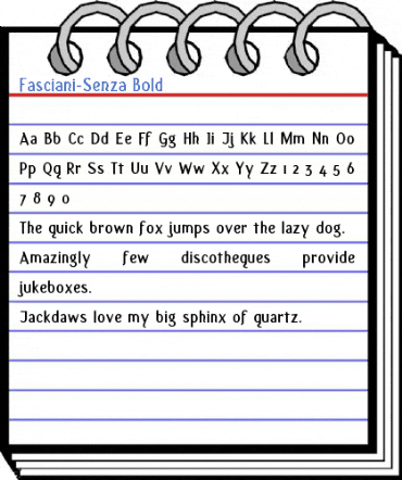 Fasciani-Senza Bold Font