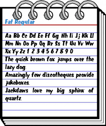 Fat Regular Font