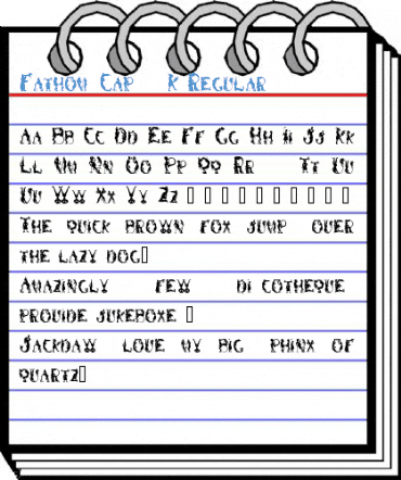 FathomSCapsSSK Regular Font