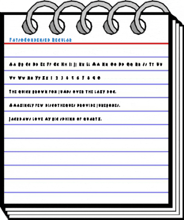FatsoCondensed Regular Font