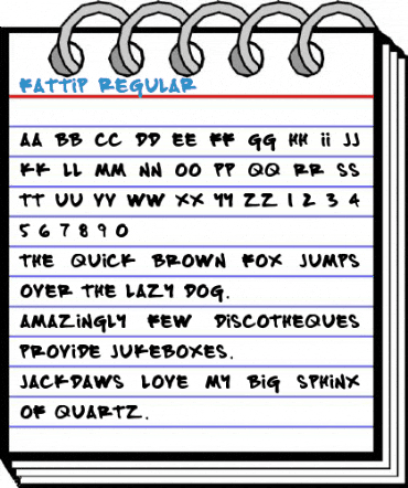 FATTIP Regular Font