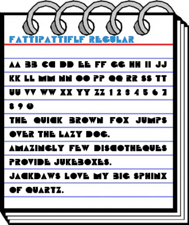 FattiPattiFLF Regular Font