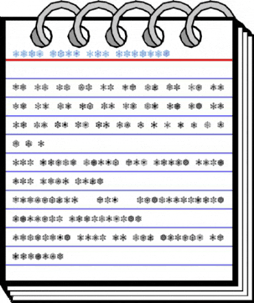 Faux Snow BRK Regular Font