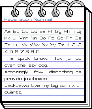 Federation Normal Font