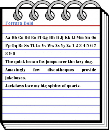 Ferrara Bold Font