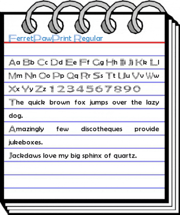 FerretPawPrint Regular Font