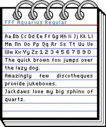 FFF Aquarius Regular Font