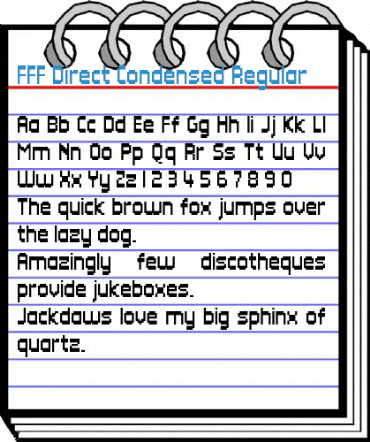 FFF Direct Condensed Regular Font