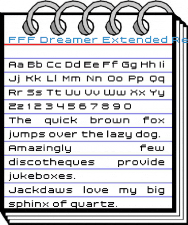 FFF Dreamer Extended Regular Font