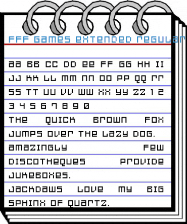 FFF Games Extended Regular Font