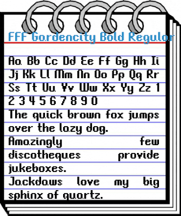 FFF Gardencity Bold Regular Font