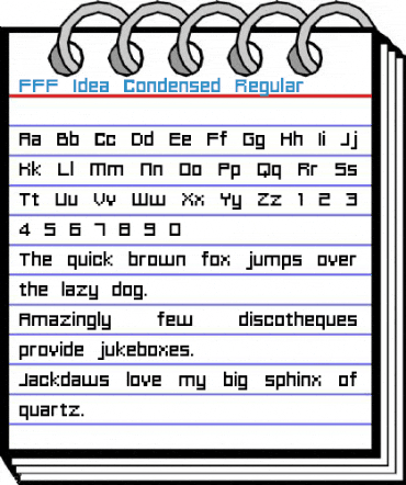 FFF Idea Condensed Regular Font