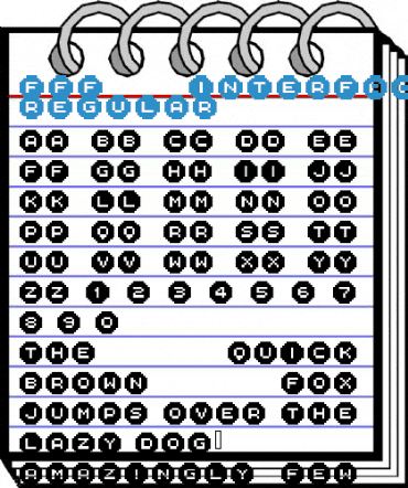 FFF Interface08 Regular Font