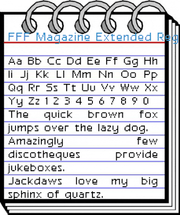 FFF Magazine Extended Font