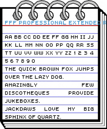 FFF Professional Extended Regular Font