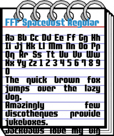 FFF Spacedust Regular Font