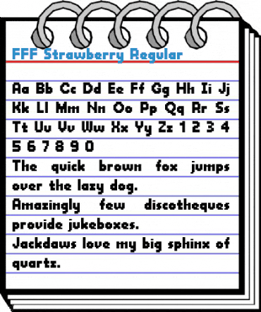 FFF Strawberry Regular Font