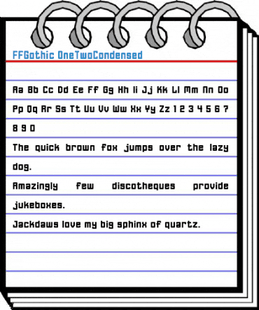 FFGothic OneTwoCondensed Font