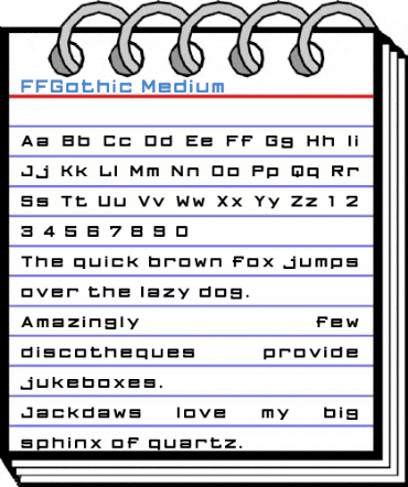 FFGothic Medium Font