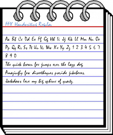 FFX Handwriting Font