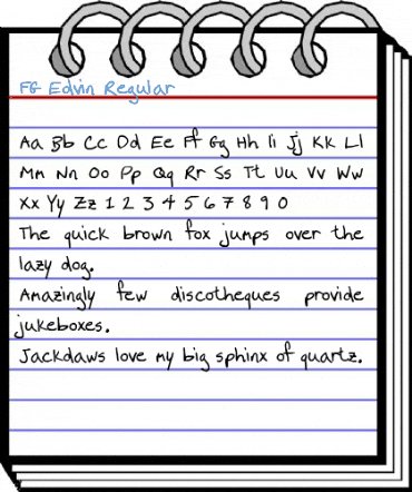 FG Edvin Regular Font