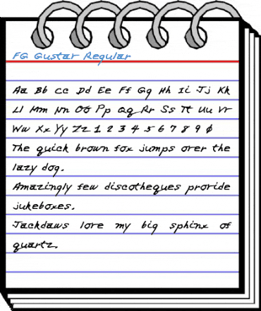 FG Gustav Regular Font
