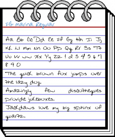 FG Marina Regular Font