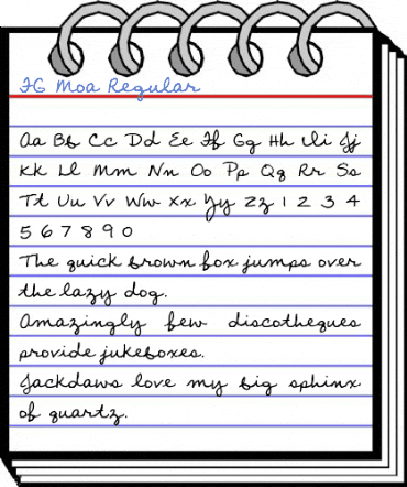 FG Moa Regular Font