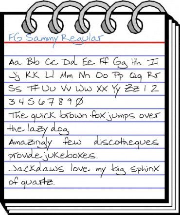 FG Sammy Regular Font