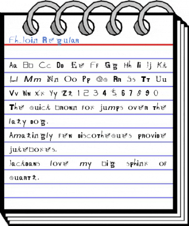 Fh_Join Regular Font