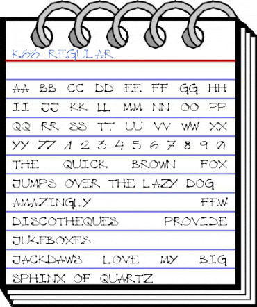 K66 Regular Font