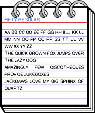 Fifty Regular Font