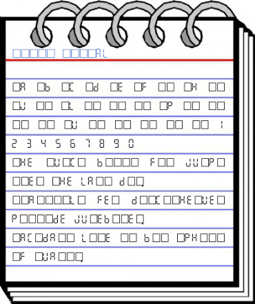 FILCD Normal Font