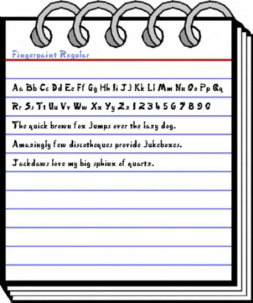 Fingerpaint Regular Font
