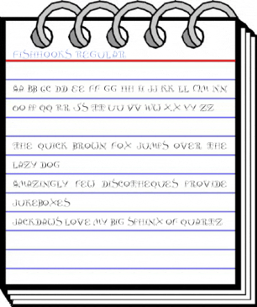 FishHooks Regular Font