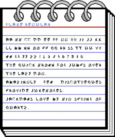 Flake Regular Font