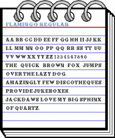Flamingo Regular Font
